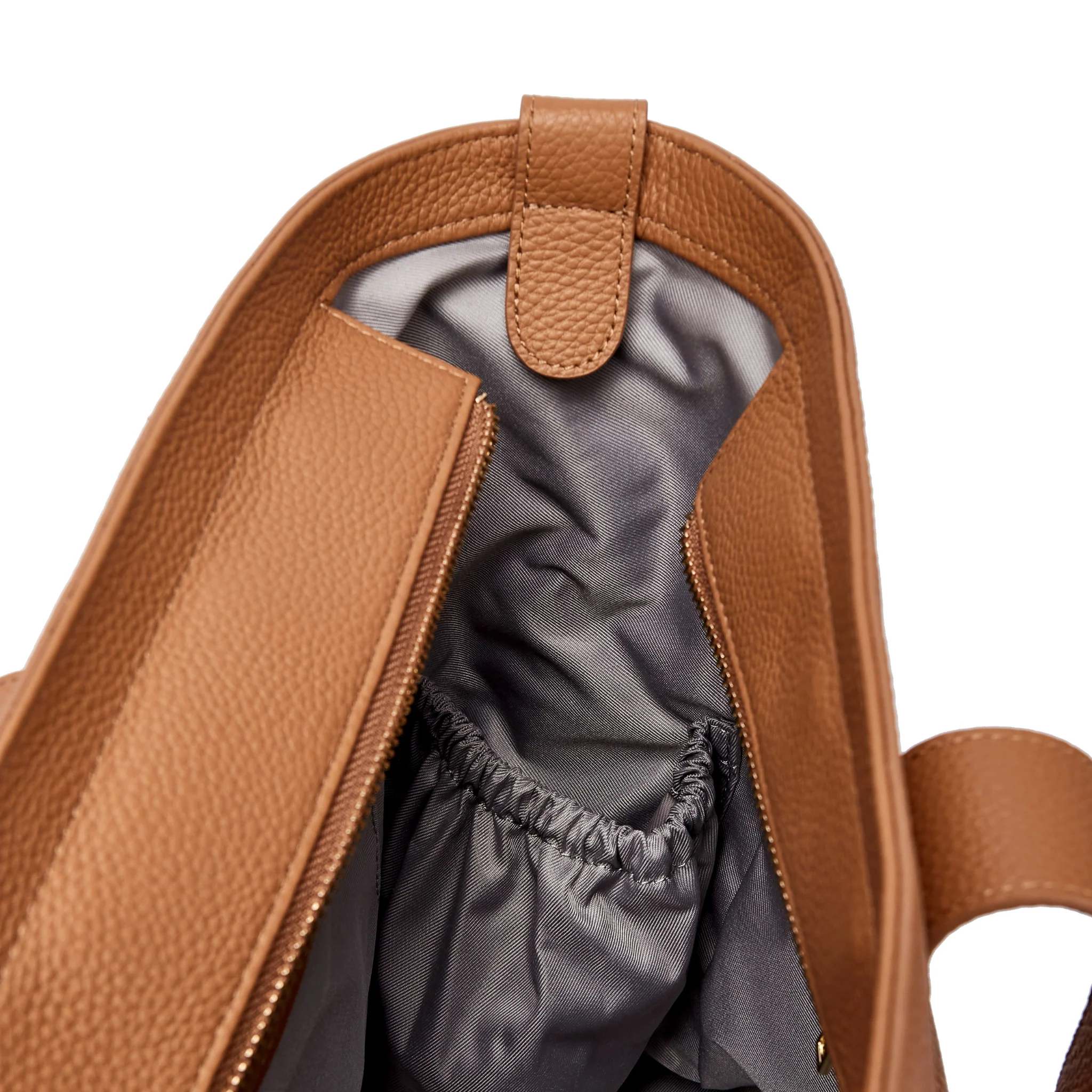 16" Slouchy Leather Laptop Tote | Large Capacity - Image 11