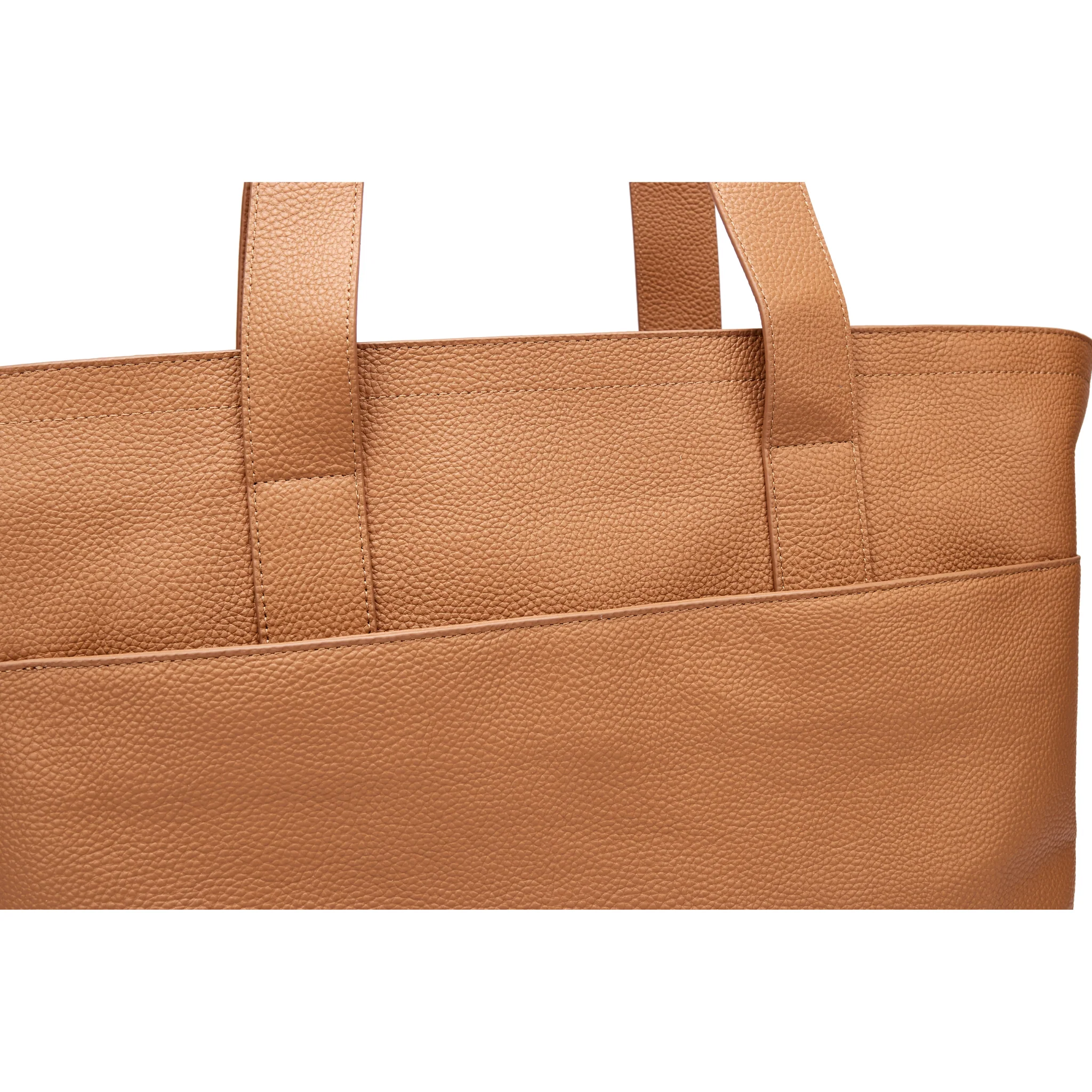 16" Slouchy Leather Laptop Tote | Large Capacity - Image 16