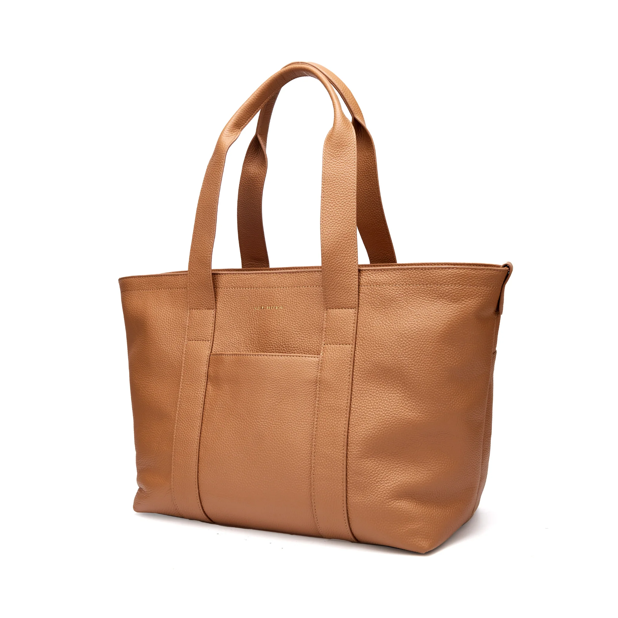 16" Slouchy Leather Laptop Tote | Large Capacity - Image 3