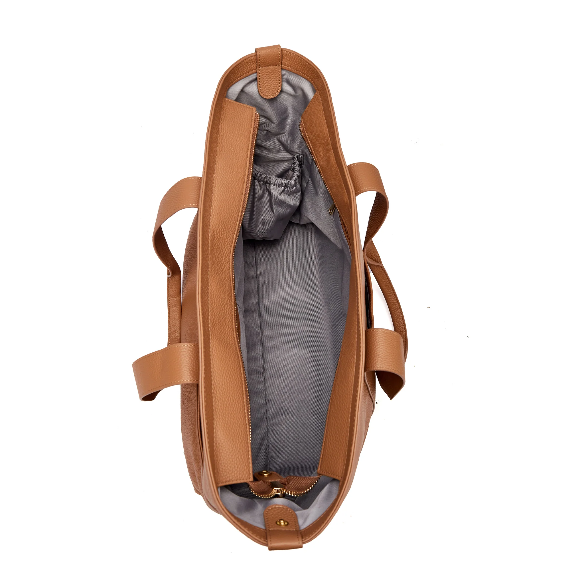 16" Slouchy Leather Laptop Tote | Large Capacity - Image 6