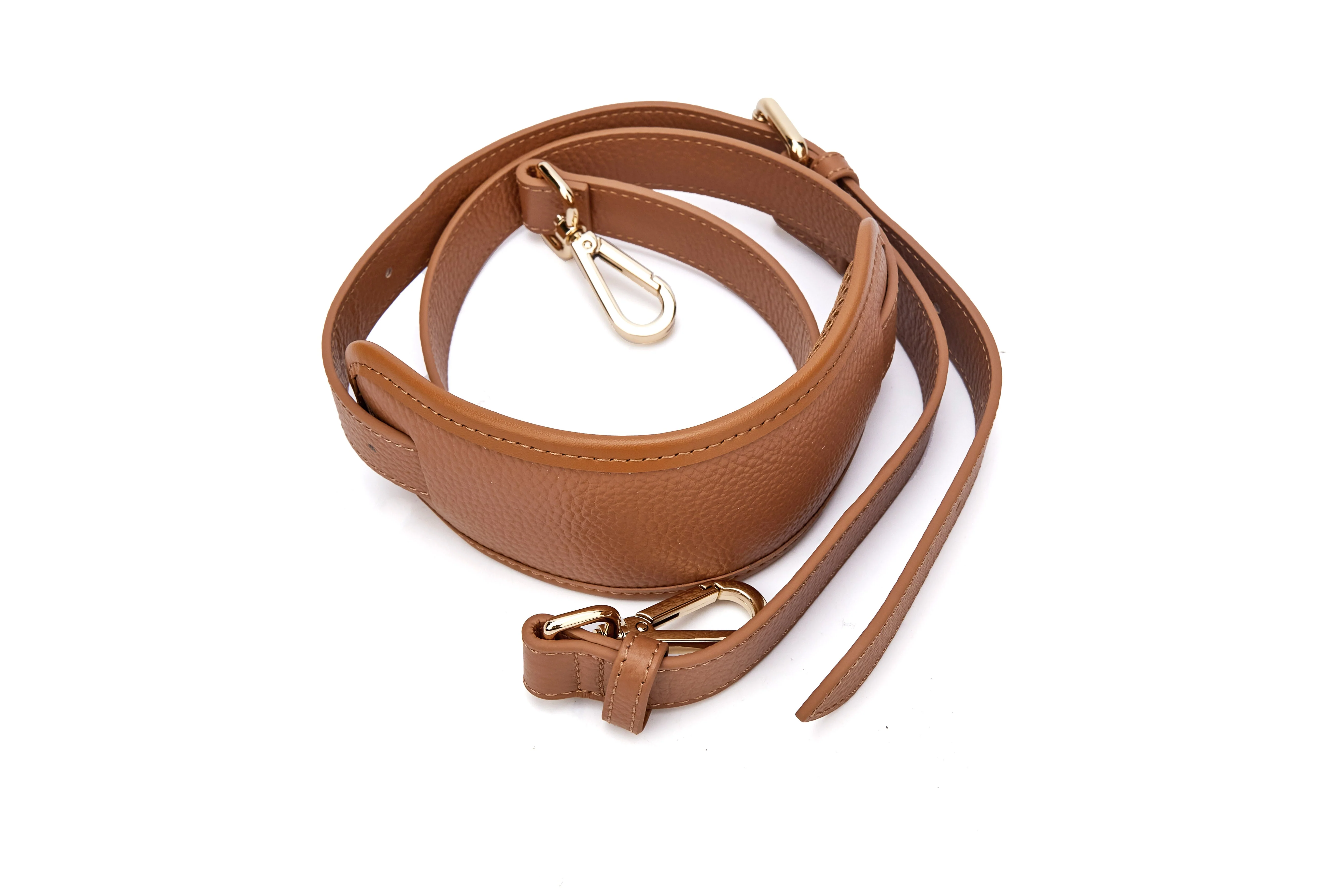 DANIELLE Designer Laptop Handbag | TAN LEATHER | CHAMPAGNE GOLD - Image 16