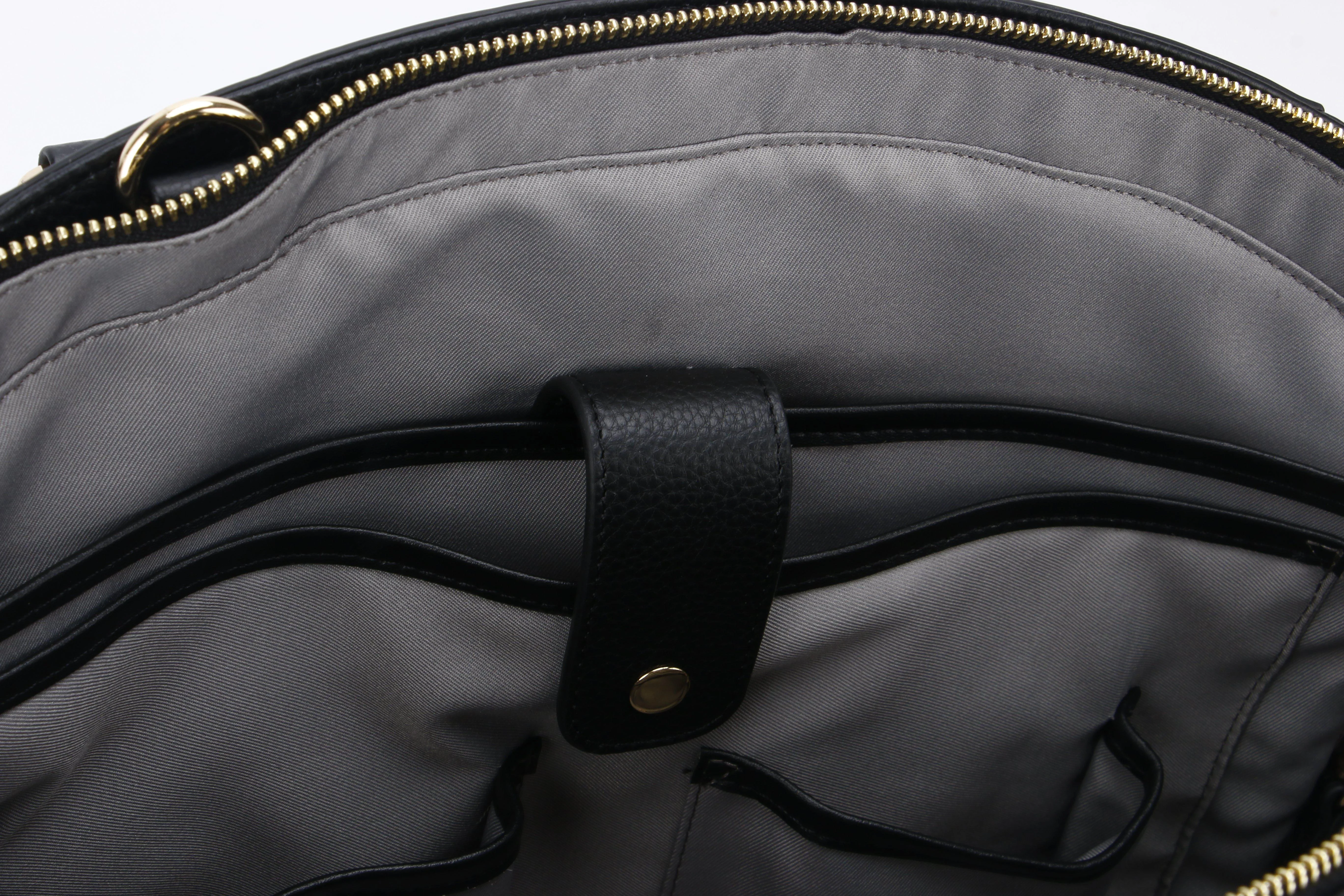 [limited edition] JULIA BLACK | croc patent Leather 14"Laptop Handbag | CHAMPAGNE GOLD - Image 7