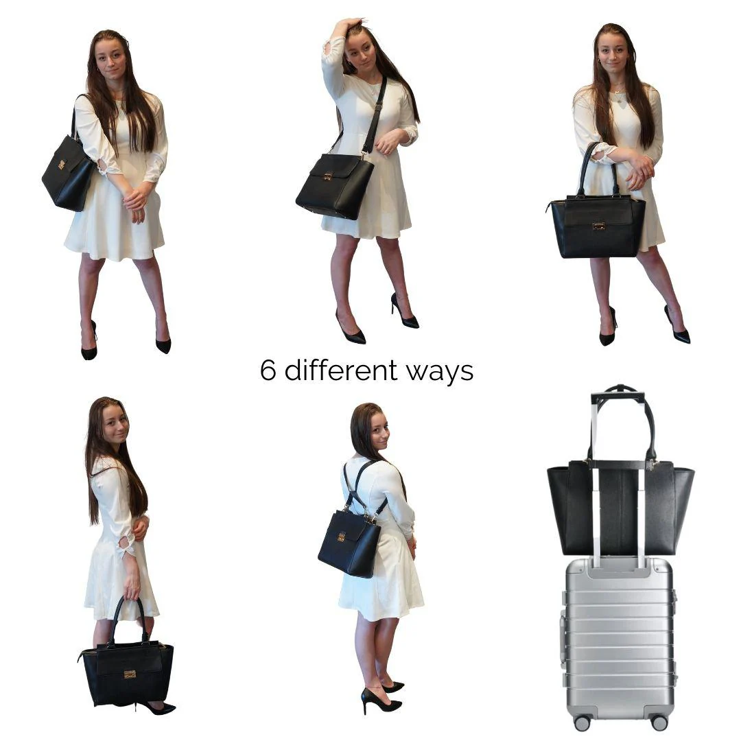 DANIELLE 14” LAPTOP HANDBAG BUNDLE | ITALIAN LEATHER - Image 20