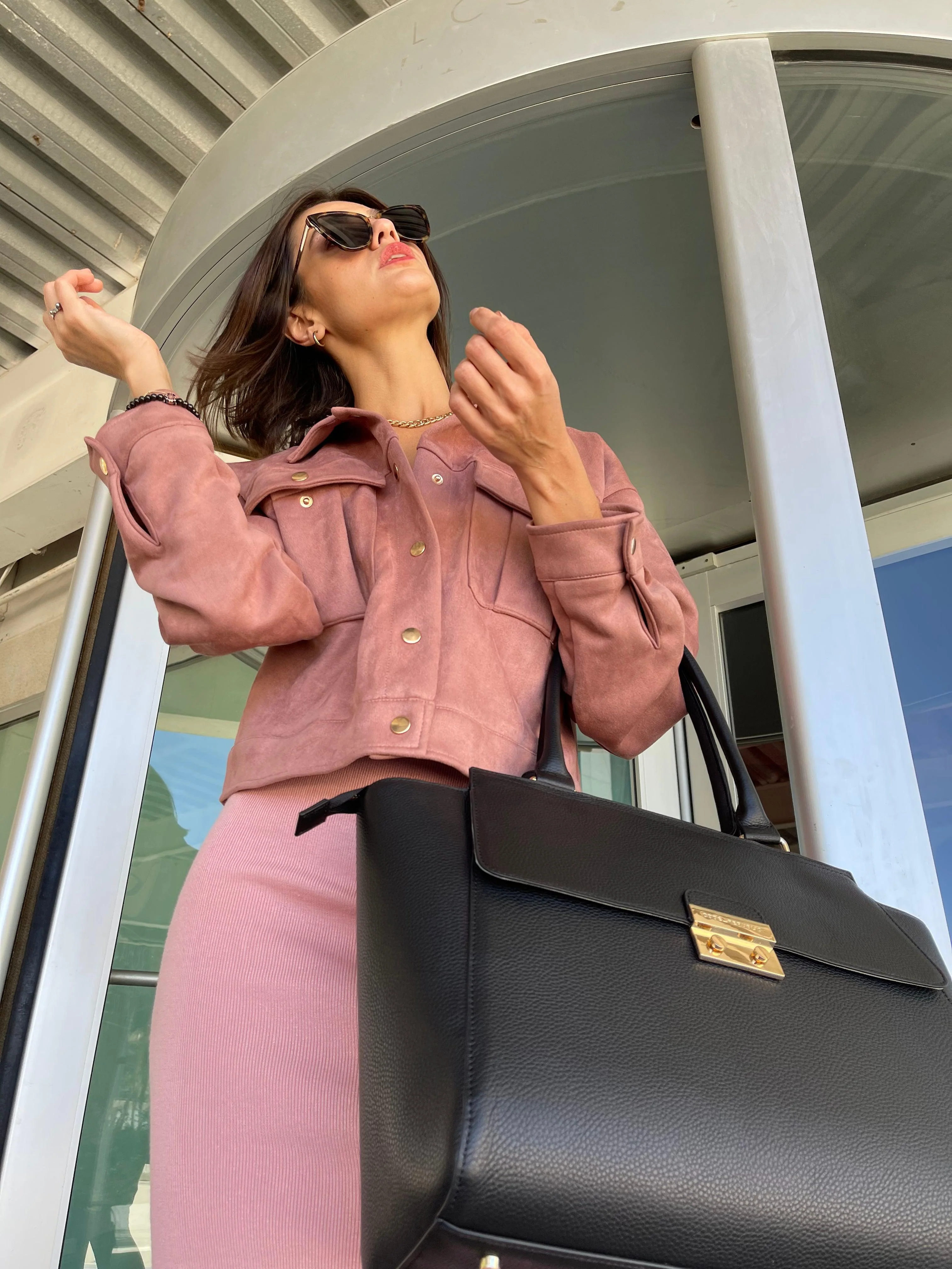 DANIELLE 14” LAPTOP HANDBAG BUNDLE | ITALIAN LEATHER - Image 25