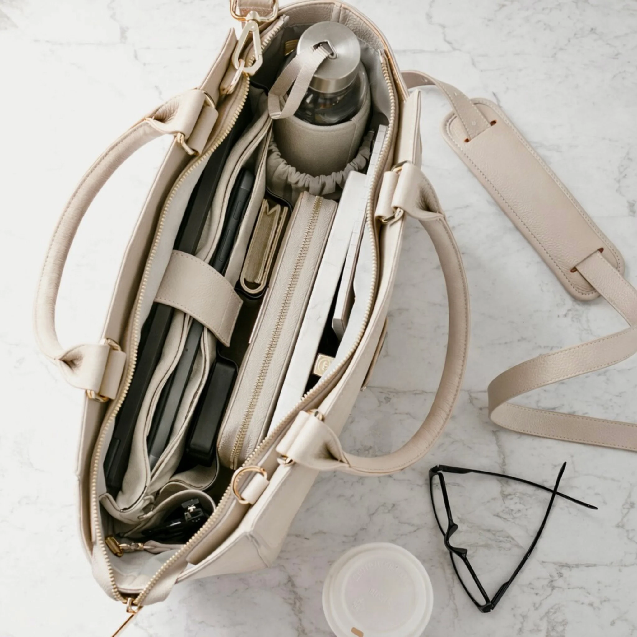 DANIELLE 14” LAPTOP HANDBAG | ITALIAN LEATHER - Image 21