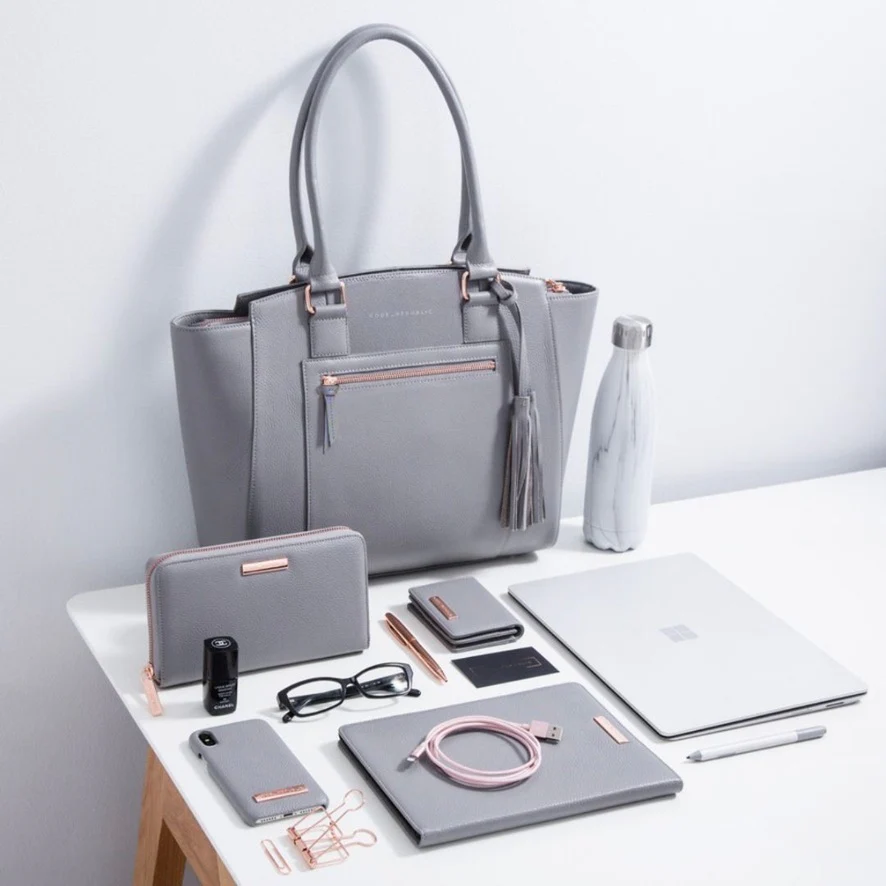LISA 14" LAPTOP HANDBAG | ITALIAN LEATHER - Image 3