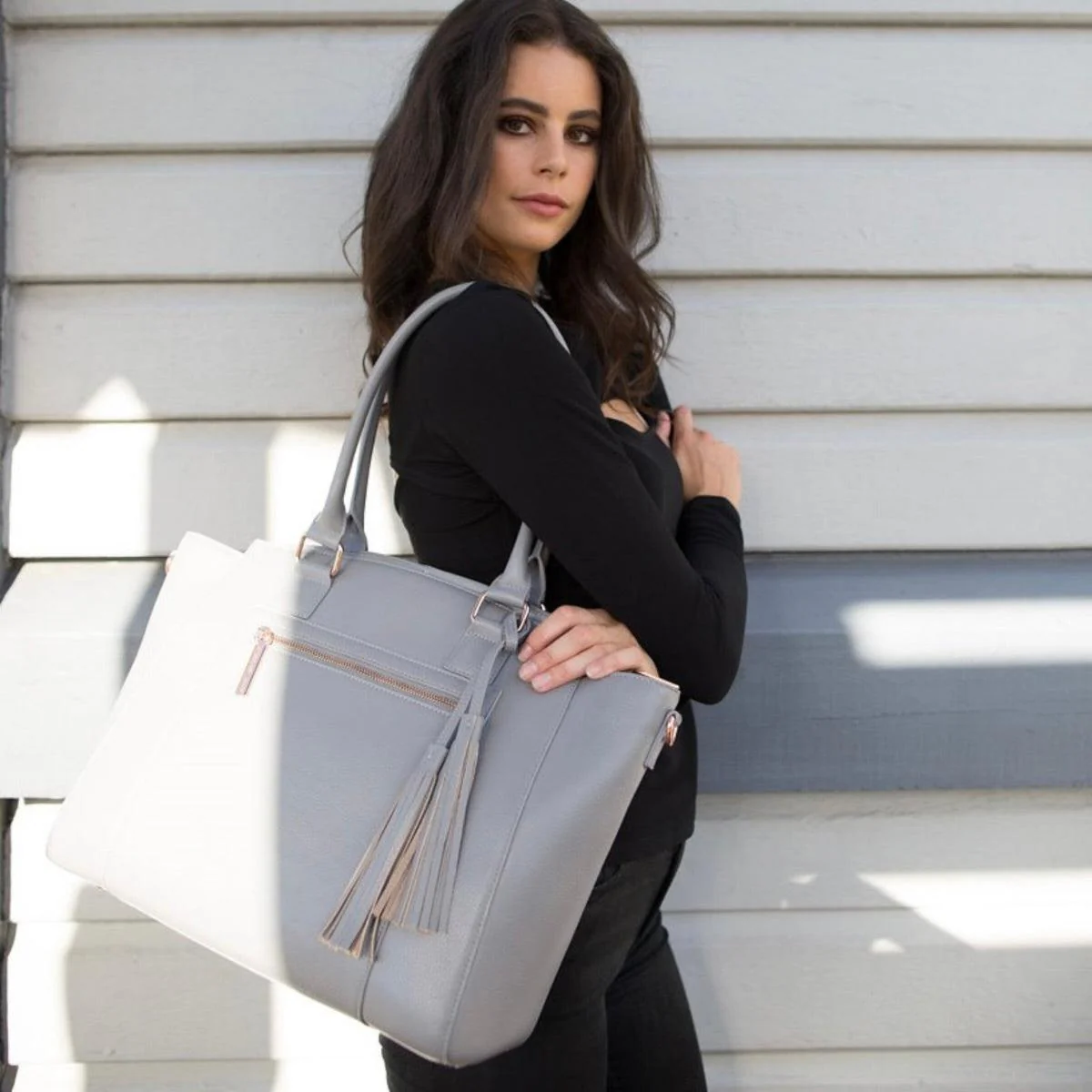 LISA 14" LAPTOP HANDBAG | ITALIAN LEATHER - Image 8