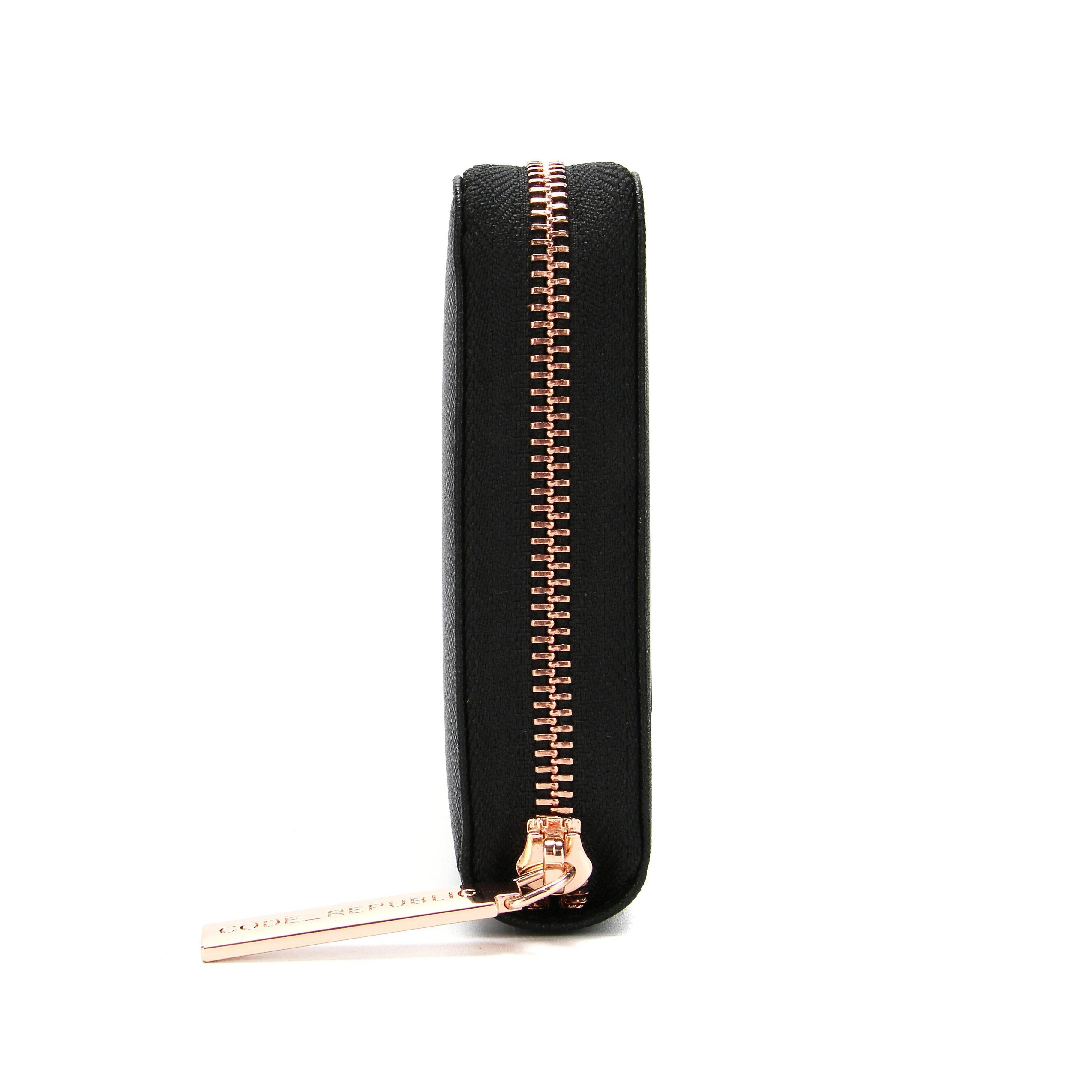 PASSPORT PHONE WALLET Saffiano Leather Rose Gold - Image 4