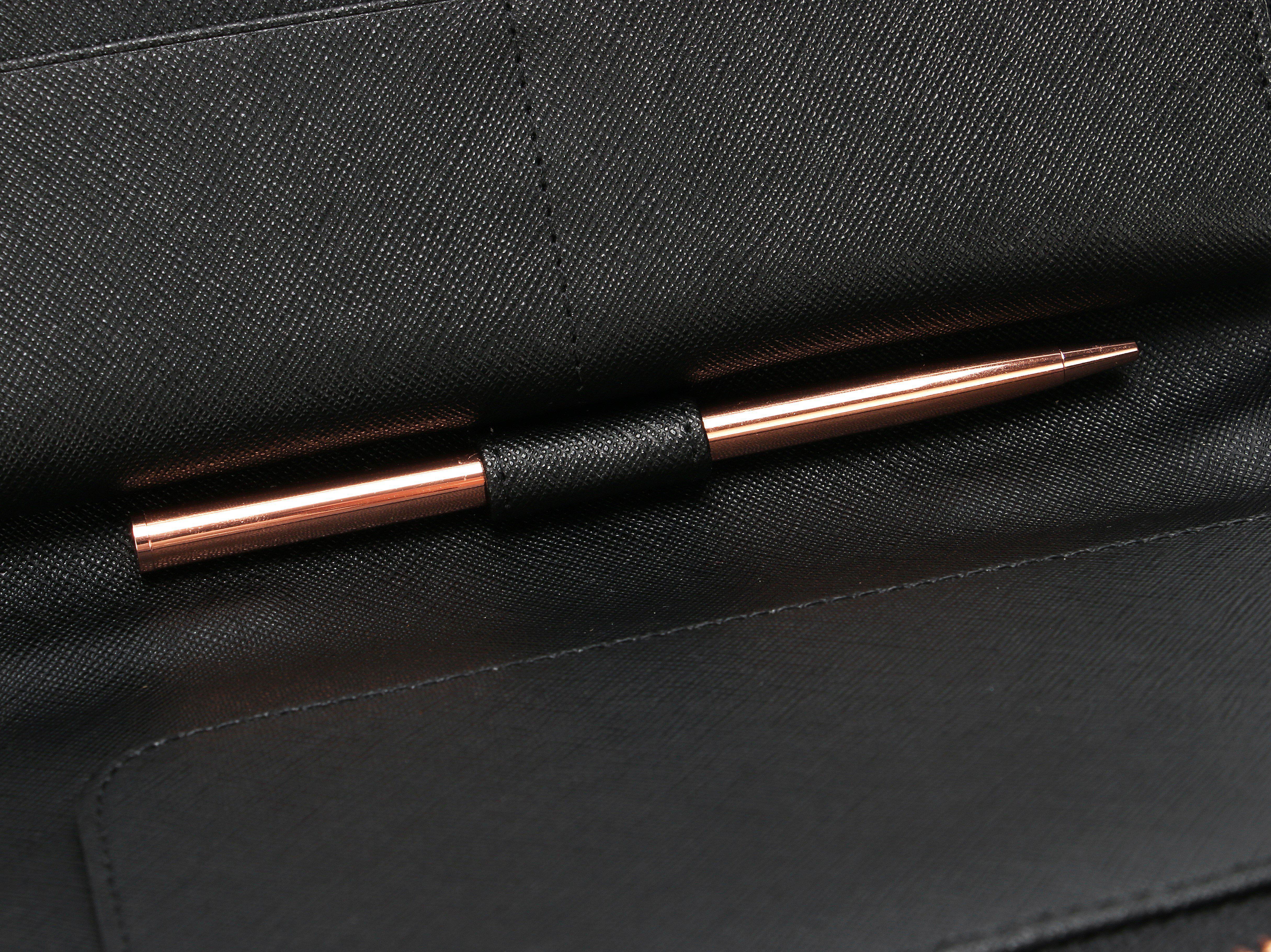 PASSPORT PHONE WALLET Saffiano Leather Rose Gold - Image 6